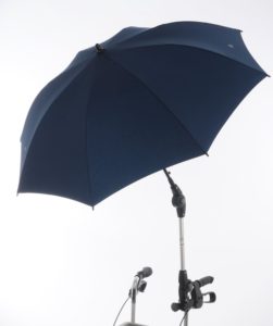 Regenschirm für Rollator
